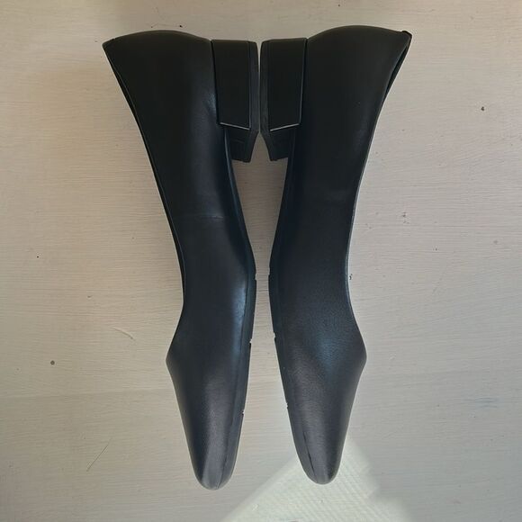 Easy Spirt Slip On Comfort Black Leather Pumps Women’s 10 W New No Box - Picture 9 of 12
